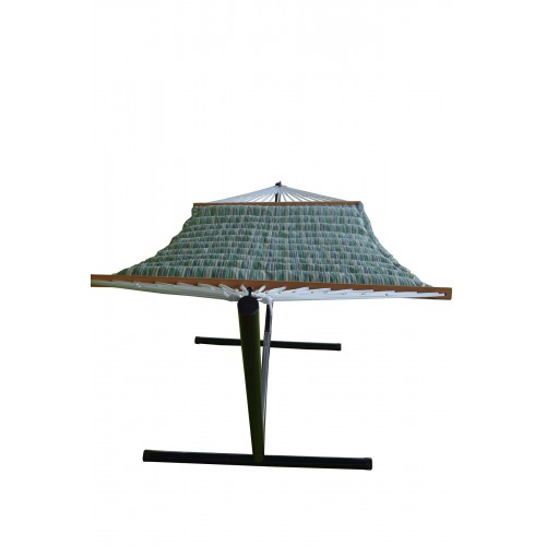ALTINOLUK HAMAK DOLGULU Kumaş Hamak Çift Kişilik Set Metal Ayaklı ( İNCE YEŞİL ÇİZGİLİ ) ALTINOLUK HAMAK DOLGULU Kumaş Hamak Çift Kişilik Set Metal Ayaklı ( İNCE YEŞİL ÇİZGİLİ )