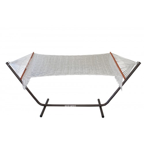 ALTINOLUK HAMAK ÇİFT KİŞİLİK PÜSKÜLLÜ HAMAK SET METAL AYAKLI (BEYAZ) ALTINOLUK HAMAK ÇİFT KİŞİLİK PÜSKÜLLÜ HAMAK SET METAL AYAKLI (BEYAZ)