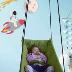 ALTINOLUK HAMAK Ahşap Hamak Bebek Hamak Beşik YEŞİL