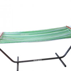 ALTINOLUK HAMAK BEZ HAMAK ÇİFT KİŞİLİK SET METAL AYAKLI (YEŞİL)
