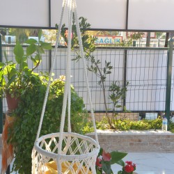 ALTINOLUK HAMAK 40'LIK ÇOCUK SALINCAĞI ( BEYAZ) SARI MİNDERLİ